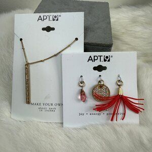 NWT Apt. 9 Make Your Own Two Piece - Necklace & Charms Set